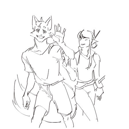 Wolf and Elf